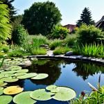 The Ideal Frog Pond Environment**

"A thriving frog pond in a lush garden, filled with diverse local plants like reeds and water lilies, safe for work, appropriate content, fully clothed, modest, perfect anatomy of lily pads and plants, natural proportions, rocks and driftwood creating varied terrain, clear water reflecting the sky, professional, family-friendly."

**